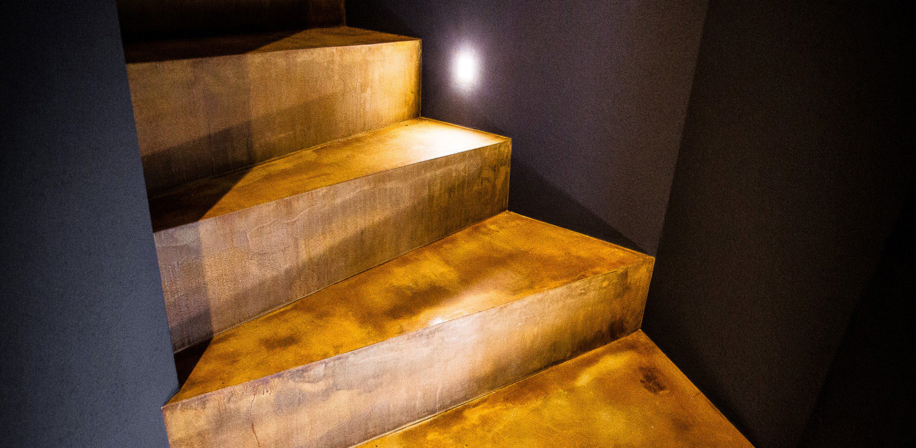 Acid-Stain Treppe